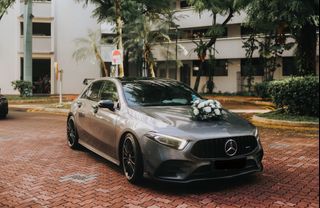 [Rental] Wedding Car Faux Floral Decoration