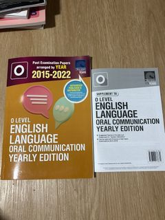 O Level English Language Oral Communication Yearly Edition