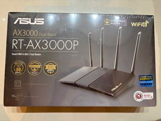 ASUS RT-AX3000P Dual Band WiFi 6 Router