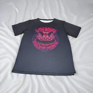 Lion Dance Graphic T-Shirt - Black