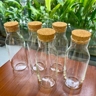 IKEA Carafe Clear Glass with Cork Lids | 500ml