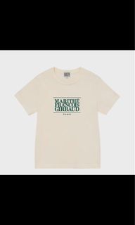 Marithé François Girbaud Classic Logo Tee, Light Beige
