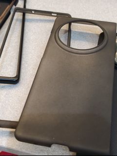 Vivo x fold3 pro translucent dark grey gray  case casing sleeve cover fold 3