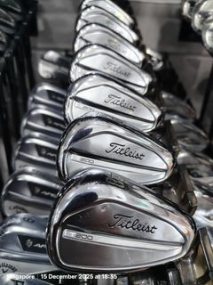 Titleist T200 (2023) Irons #5 to PW (6pcs) / Comes with premium Mitsubishi Vanquish 50 shafts (Reg Flex)