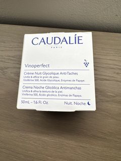 Authentic Caudalie Vinoperfect Glycolic Anti-Taches Night Cream not Clarins skin care cd
