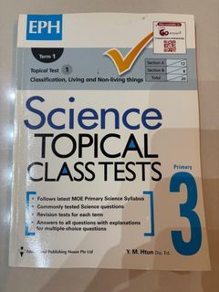 Primary 3 Science Topical Class Tests