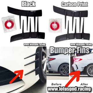 🤩 Bodykit Canard Air Scoop Splitter Spoiler Shark Fin Etc Collection item 2