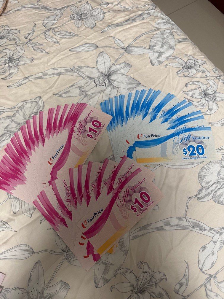 $500 of $20 and $600 of $10 ntuc vouchers (Category: Vouchers) located in Singapore. Submitted by silverearth.94f42c (Listing ID 1411271010, Image 1). Description: .