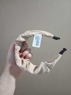 New Beige Knot Headband