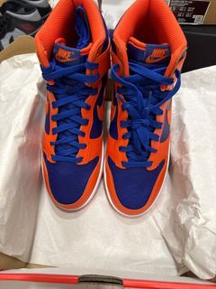 Nike Dunk Hi Retro - Orange/Blue - Size 8.5