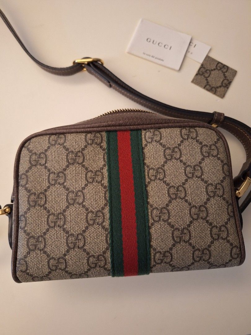 Gucci Ophidia GG Mini Bag (Category: Bags & Wallets) located in Singapore. Submitted by goodcollections (Listing ID 1412182722, Image 2). Description: - Authentic with receipt. - Gucci Ophidia GG Mini Bag - Iconic GG monogram canvas - Features green and red stripe - Includes original tags - Includes dust bag - Zip closure - Interior pocket - Perfect for everyday use Self-collection at Waterway Point or Punggol mrt preferably..