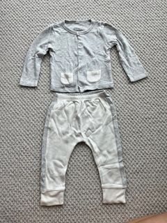 MORI Baby Cardigan and Trousers - 6-9 Months