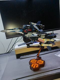 Bandai DX chogokin Macross Frontier VF-25F Messiah Valkyrie Model with customized full armour