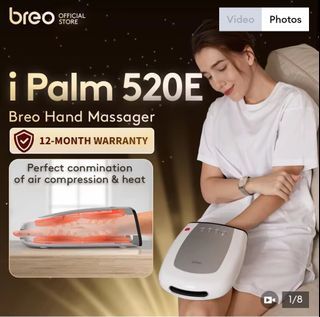 Breo iPalm 520E Electric Hand Massager - Brand New