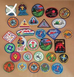 Vintage Boy Scouts Collectibles, Scouts Designer Badges, Patches, Iron-On, D&G Dolce Gabbana, Designer Fashion, Rare Souvenir, Retro Memento, Old Memorabilia, Official Scouts Merchandise, International, USA, Canada, Limited Edition, Original Souvenir