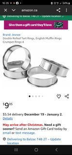 Jesnoe Double Rolled Tart Rings