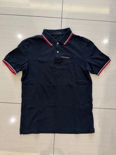 Prada Black Polo Tee