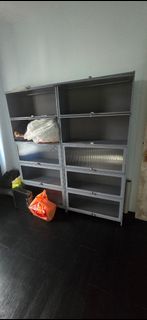 Wood Storage Cabinet with flip door
