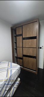 Wooden Wardrobe with Sliding Doors