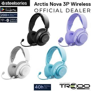 [Official]($6.60 Cashback!) SteelSeries Arctis Nova 3P Wireless Bluetooth+2.4GHz Multi-Platform Over-Ear Gaming Headset with Mic