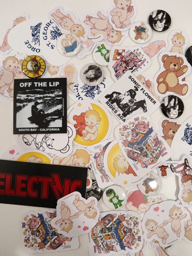 FWP Authentic Brandy Melville stickers and pins (Category: Other Stationery & Craft) located in Singapore. Submitted by strawbmango (Listing ID 1350817137, Image 1). Description: FREE WITH PURCHASE WITH ANY OF MY LISTINGS 😛 From various brandy stores 😉 Harajuku Tokyo, Singapore and the new outlet at Seongsu Seoul!.