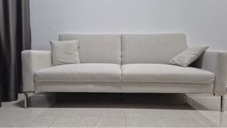 HipVan Leslie Sofa Bed - Beige (Eco Clean Fabric) | Barely Used