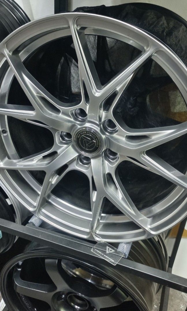 18" rim (Category: New Rims) located in Singapore. Submitted by blackcat_blackcoffee (Listing ID 1355284964, Image 2). Description: Rims bought on JUL 12 2024..7 month old only .No curbrash no dent, Pristine condition..Selling as changing my ride. $700 is for rims only, current rim still on my ride. Labour charge can be discussed. VLF28 18" X 8.0 Offset +38 5X114.3.