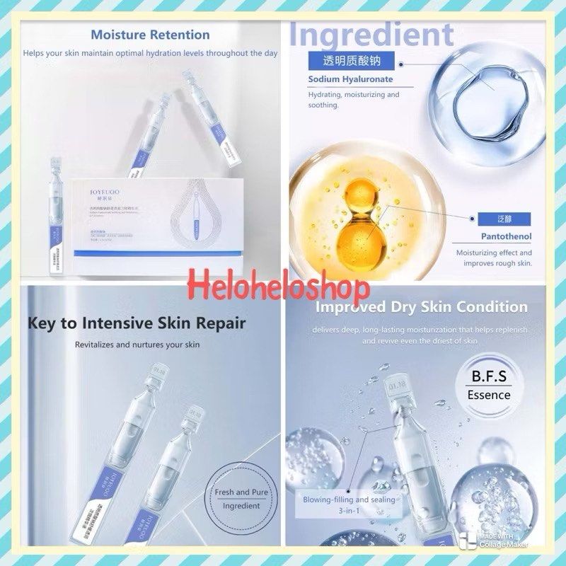 (🇸🇬🚚💨Ready stock) 娇润泉次抛精华 joyruqo xiao yang ge 小杨哥七老板 essence serum repair hydrating anti-aging joyruqo facial cleanser (Category: Face Care) located in Singapore. Submitted by helo.helo (Listing ID 1355730130, Image 5). Description: PLS READ BEFORE PLACE ORDER📌 ❤️LIKE & FOLLOW for latest update n restock ya.❤️ Any enquiry pls PM, urgent pickup can be arrange☺️☺️ Brand new(limited stock) 👉🏻fixed price Black (60tubes)$29.99 (30tubes/box) X2