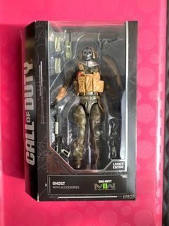 Jazwares _ Set of 2 Call of Duty® Modern Warfare II figures - ① "Ghost - Jawbone" (Launch Edition)  |  ② "Ghost - Mandible" (Jazwares Vault Exclusive)