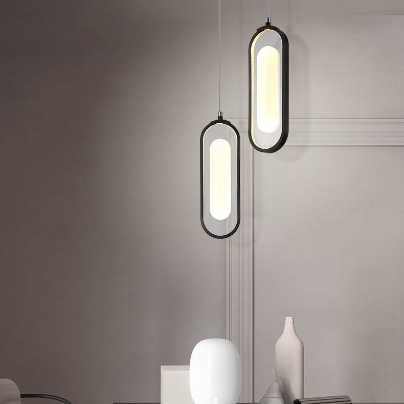 【Local Stock】Modern LED Pendant Light Acrylic Shade Metal Pin Shape Bedroom Dining Room Decor (Category: Lighting) located in Singapore. Submitted by store.horizon-lights.com.sg (Listing ID 1358383114, Image 3). Description: Metal and acrylic shade combine this light. The two parts produce an aesthetic contrast but act together technically to shape, direct and diffuse the light. You can find functional, stylish in this light. It was effortless to