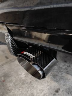 NEW AKRAPOVIC exhaust tips workshop