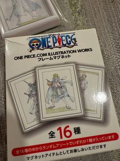 One piece mugiwara store EXCLUSIVE illustration works magnet frame