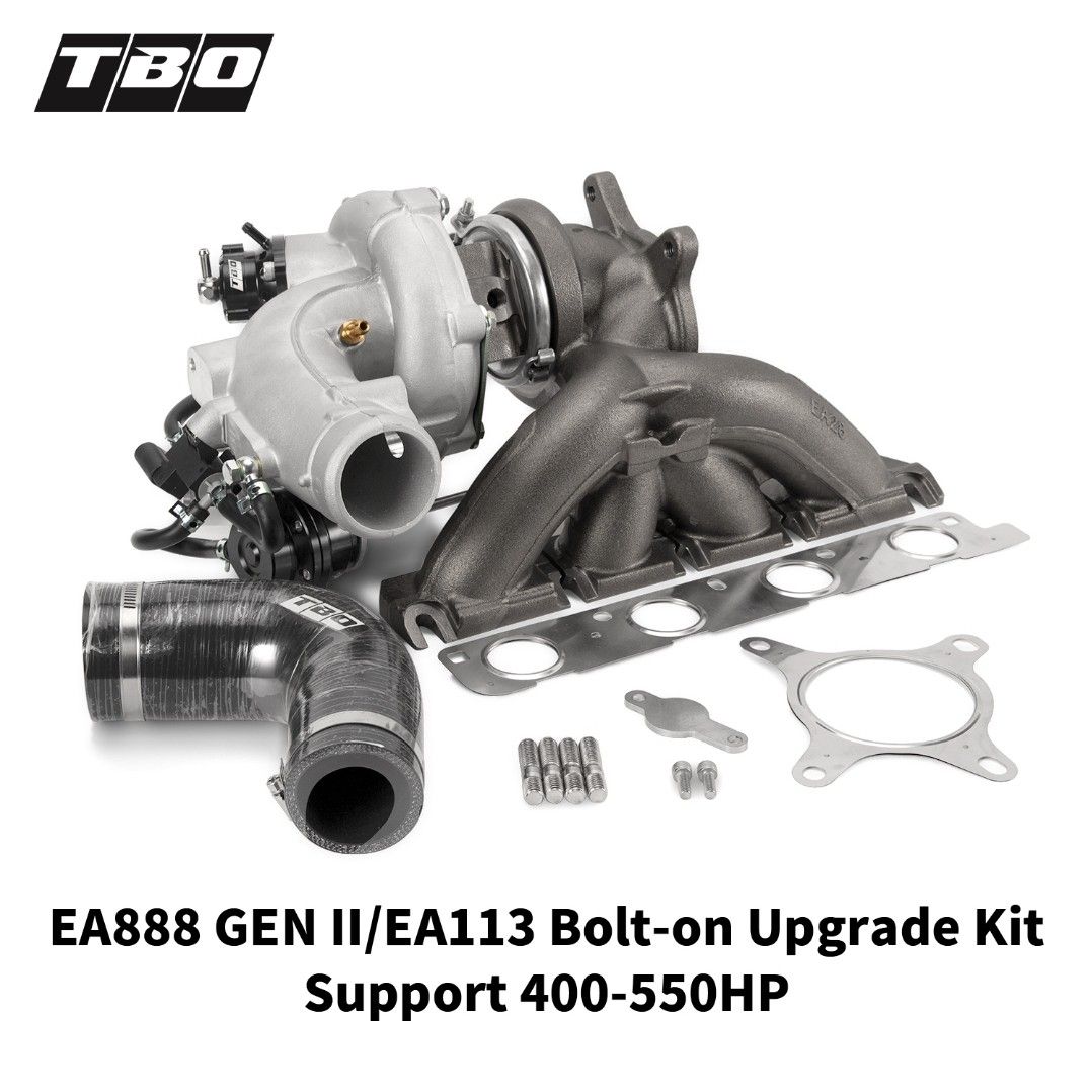 TBO K04 hybrid EA28R EA888 GEN II/ EA113 2.0T bolt-on Performance ball bearing turbocharger K04 turbo upgrade kit Audi Vw (Category: Engine) located in Singapore. Submitted by original.parts.supplier (Listing ID 1356040643, Image 2). Description: ⭐ ⭐ ⭐ NEW-YEAR PROMOTION Get a FREE Tune-Up Package Kit worth $499! with every TBO turbo purchased! **(Valid till 31st March 2026) Road to 450hp.. FOR YOUR AUDI & VW Performance K04 hybrid Rated for: 400