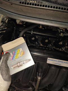 Honda civic fc1 fc5 fe stepwagon jade crv 1.5 turbo ngk laser iridium spark plug replacement