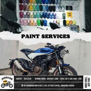 MOTORCYCLE RESPRAYING