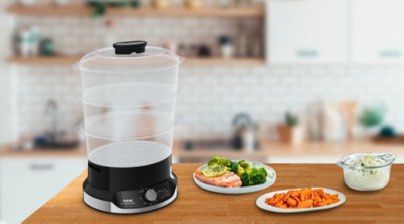 TEFAL ULTRACOMPACT STEAMER 3 TIER 9L