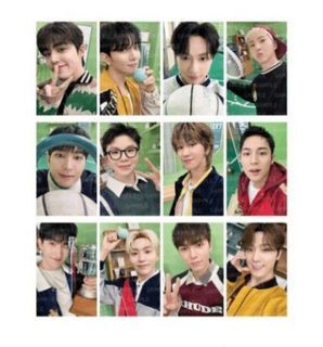sharing seventeen carat land stadium jacket photocards pcs scoups jeonghan joshua jun hoshi wonwoo woozi the8 mingyu dk seungkwan vernon dino