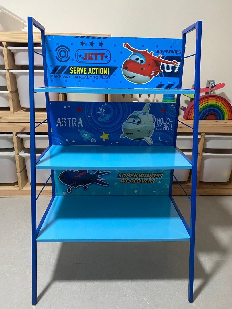 Kids / Children Bookshelf (Category: Shelves, Cabinets & Racks) located in Singapore. Submitted by thematicah (Listing ID 1361480103, Image 1). Description: Almost brand new. Fixed up the shelf but later realised that we have more books to fit. Item is made from metal and is relatively heavy. Dimensions: 59x40x100cm Bookshelf will not be dismantled, please collect as it is. .