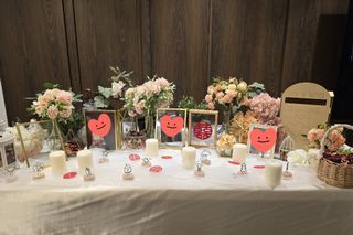 Beautiful Floral Wedding, Valentines, Proposal, Anniversary Table Reception Decoration Rental
