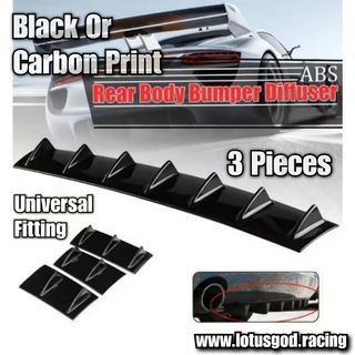 🤩 Bodykit Canard Air Scoop Splitter Spoiler Shark Fin Etc Collection item 3