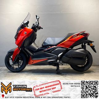 YAMAH XMAX TECHMAX 300 2025 TFT  ( NEW YAMAHA XMAX300 - AUTHORISED DEALER ) 2A SCOOTER | HONG LEONG | YAMAHA | AGENT UNIT | SINGAPORE | CVT  | 300 CC | KEYLESS | ABS | TCS | TECH MAX