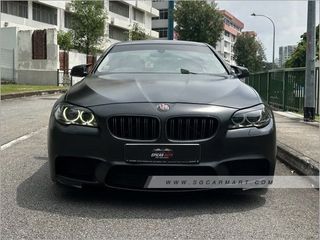 BMW 523 rental with AKRA exhaust