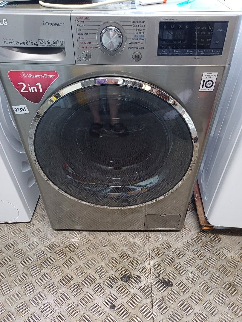 LG Washing Machine and dryer. 2in1 (Category: Washing Machines and Dryers) located in Singapore. Submitted by jerry97777 (Listing ID 1365747542, Image 6). Description: Two new LG 2in1 washing machines have arrived in the store. 9/6kg. 8/5kg. If you need them, please contact me. The price is favorable, delivery is free, disposal is free, and cash on delivery is available. Thank you..