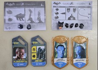 Kai Play Arts Batman & Catwoman, Mattel Avatar Tags