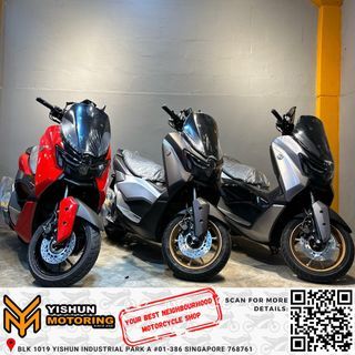YAMAHA NMAX 155 TURBO ABS  ( NEW YAMAHA NMAX155 TURBO  - AUTHORISED DEALER ) 2B SCOOTER| HONG LEONG | AGENT UNIT |  YAMAHA | SINGAPORE | BLUE CORE | NMAX | AEROX | NVX | 155 CC | CVT | THE BEST SELL BIKE