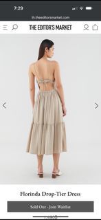 BNWT Editor’s market Florida Dress Latte