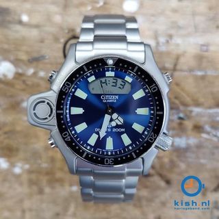 Brand new and unworn! Citizen Promaster Aqualand JP2000-67L digital analogue quartz dive watch for sale!
