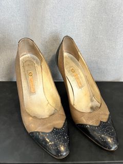 Gucci Vintage Leather Heels - Size 37