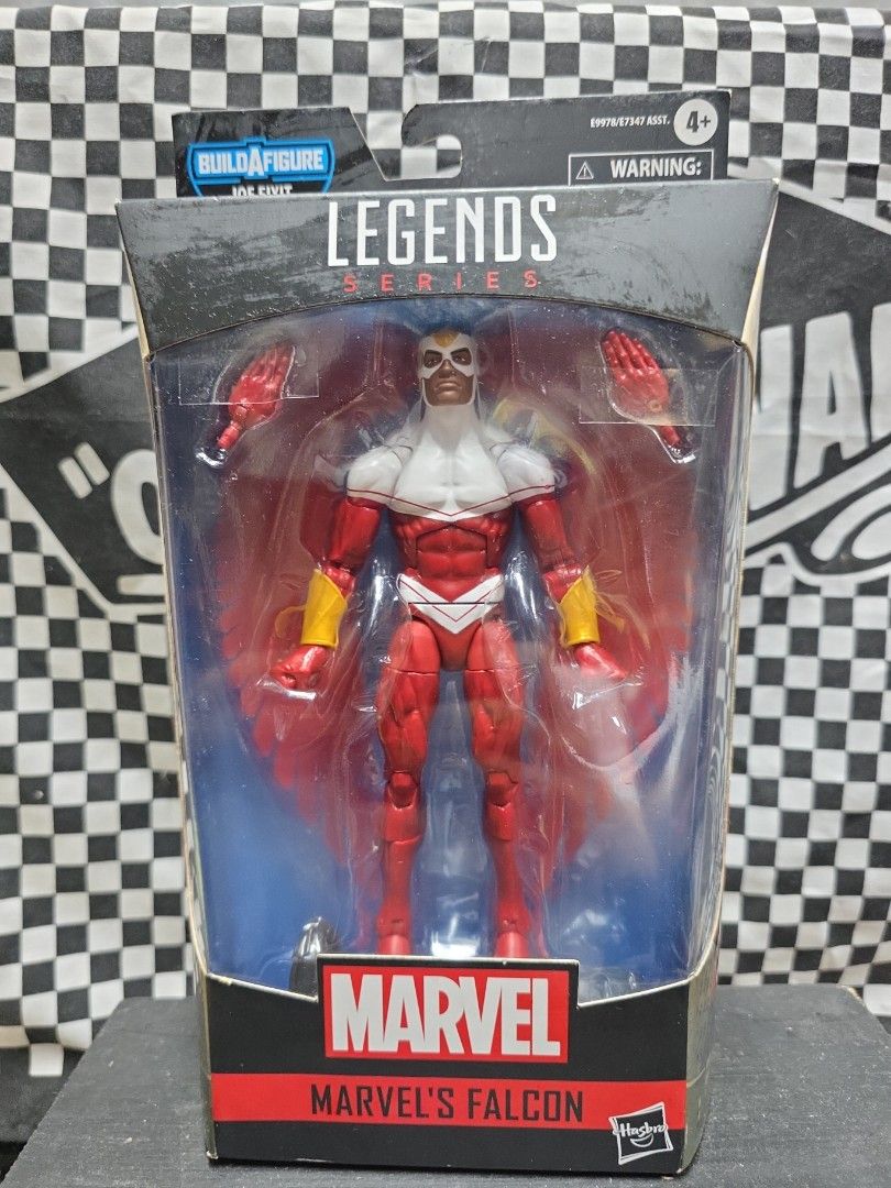 Marvel Legends Falcon (Category: Toy Figures) located in Singapore. Submitted by kurk_kobeng (Listing ID 1371802850, Image 1). Description: #marvellegends #avengers.