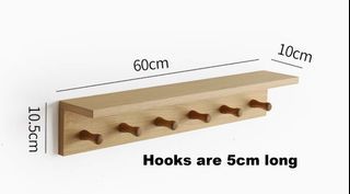 Wooden Bag Hanging Rack